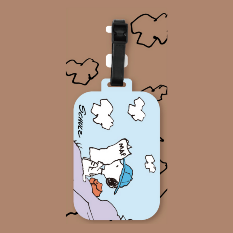 行李吊牌 - 史努比爬山 