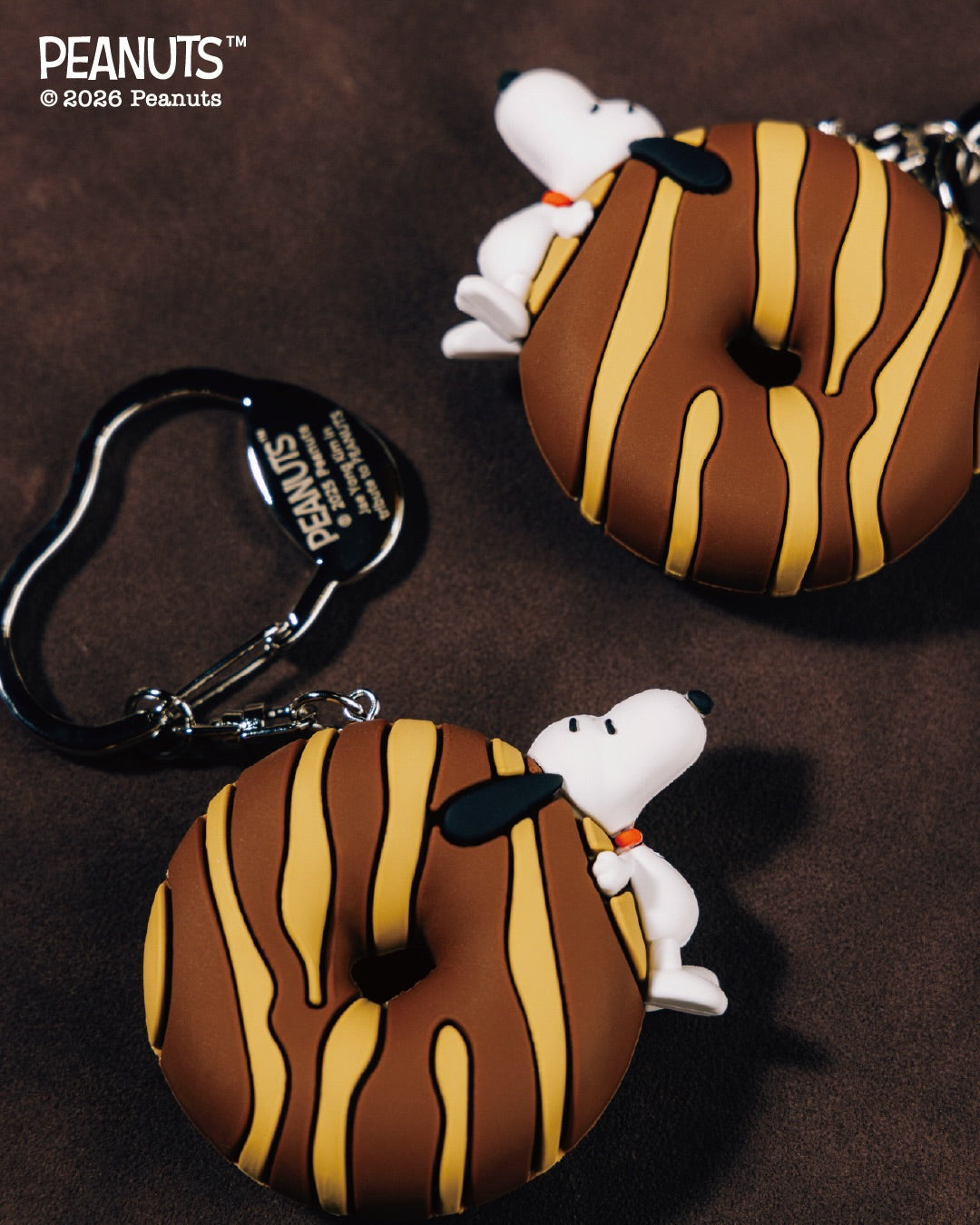 Kim Jae Young Collaboration - Peanuts Characters on Donut Keychain