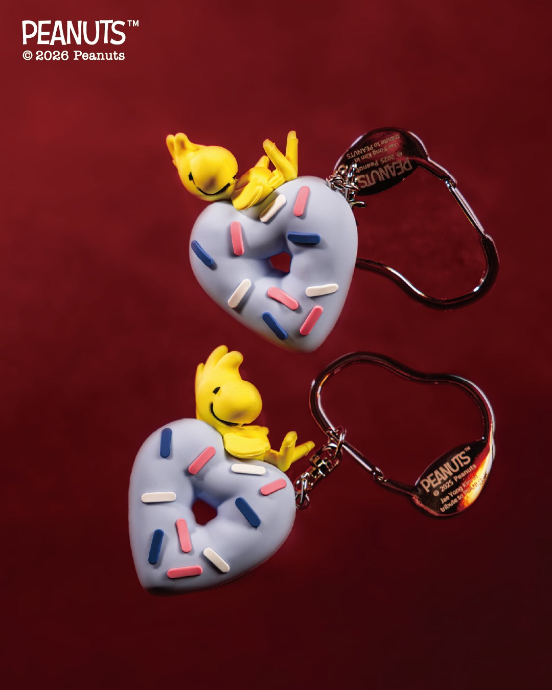 Kim Jae Young Collaboration - Peanuts Characters on Donut Keychain