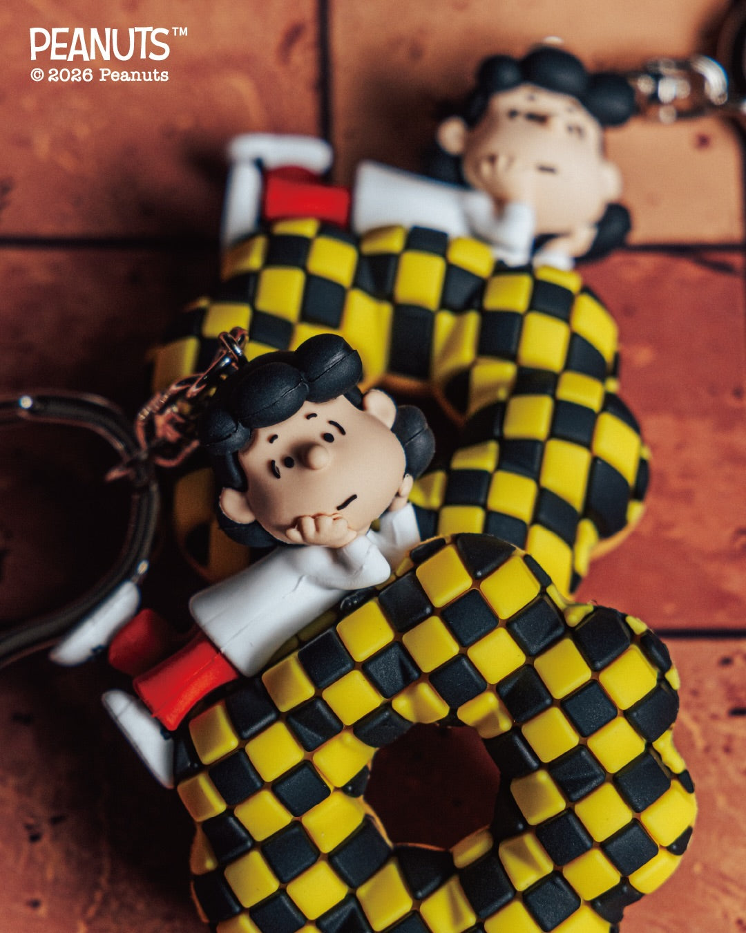 Kim Jae Young Collaboration - Peanuts Characters on Donut Keychain